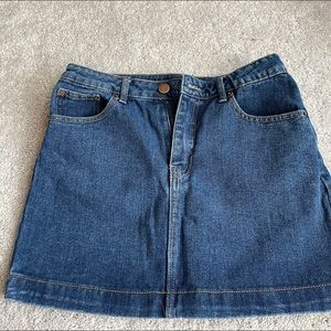 Denim skirt